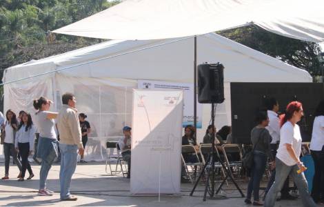  "sit-in della dignità" dell'Università Autonoma dello Stato di Morelos