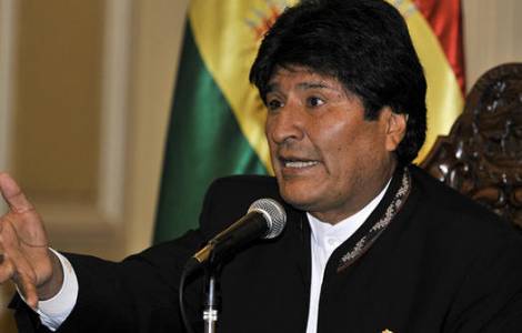 Le Président Evo Morales
