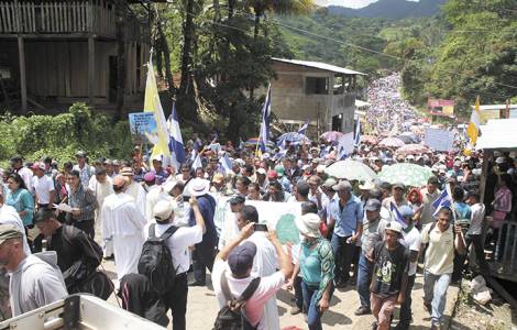 Manifestazione in Nicaragua