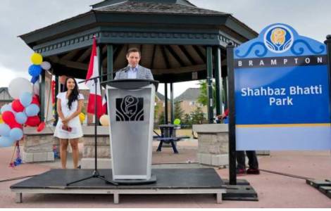 USA / Canada – A public park named after the grandmother of Pakistani Catholic minister Shahbaz Bhatti