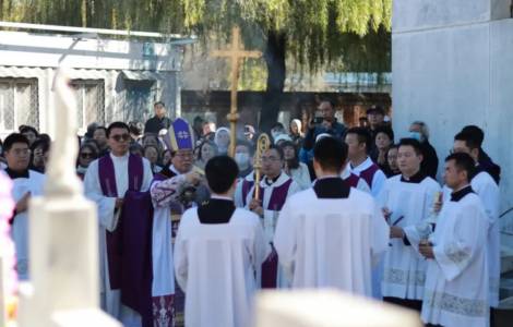 Beijing seminarians discussing AI