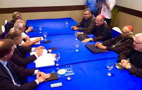 Rencontre entre l'Eglise au Nicaragua et l'OEA
