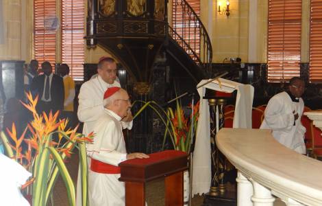 Cardeal Filoni ordena 3 Bispos em Mongomo: "Sejam 